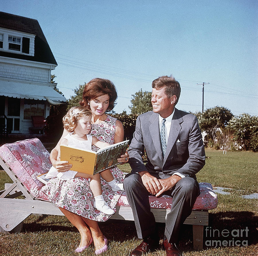 Jacqueline Kennedy Reading Photograph by Bettmann