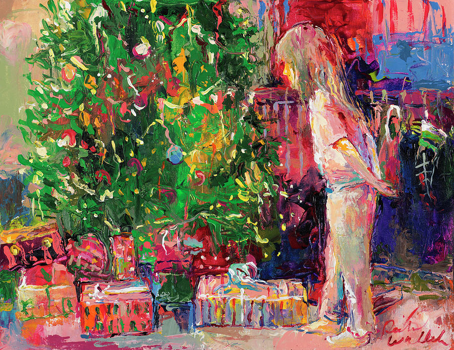 Holiday Painting - Jaden by Richard Wallich