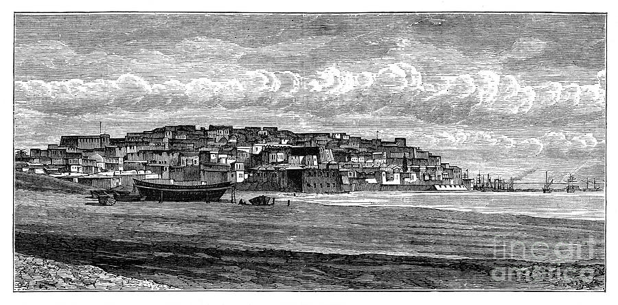 Black And White Drawing - Jaffa, Israel, C1890 by Print Collector