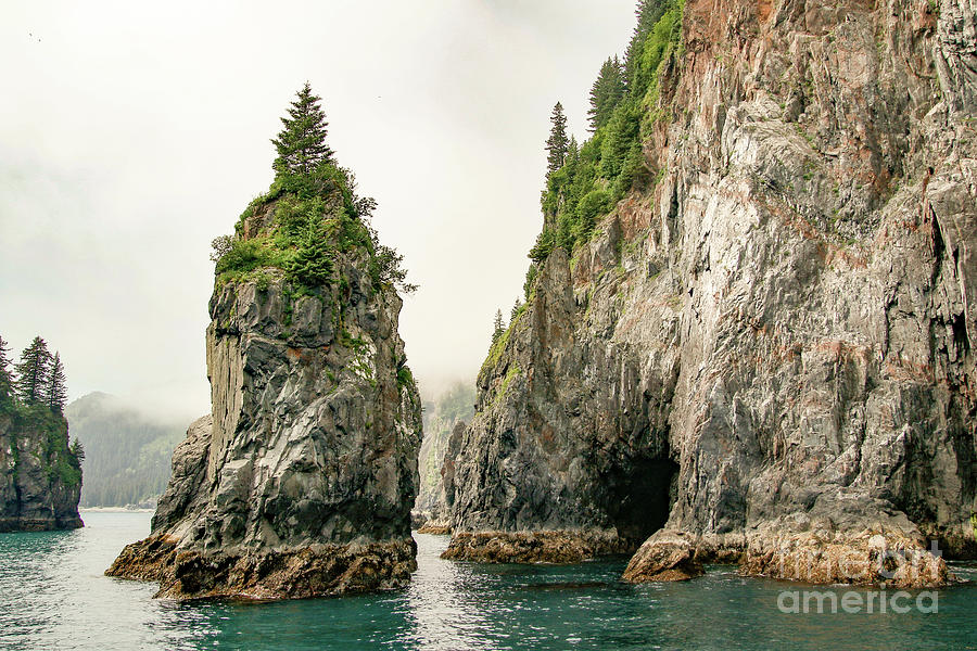 Nature Photograph - Jagged Fjords by Stephanie Hanson