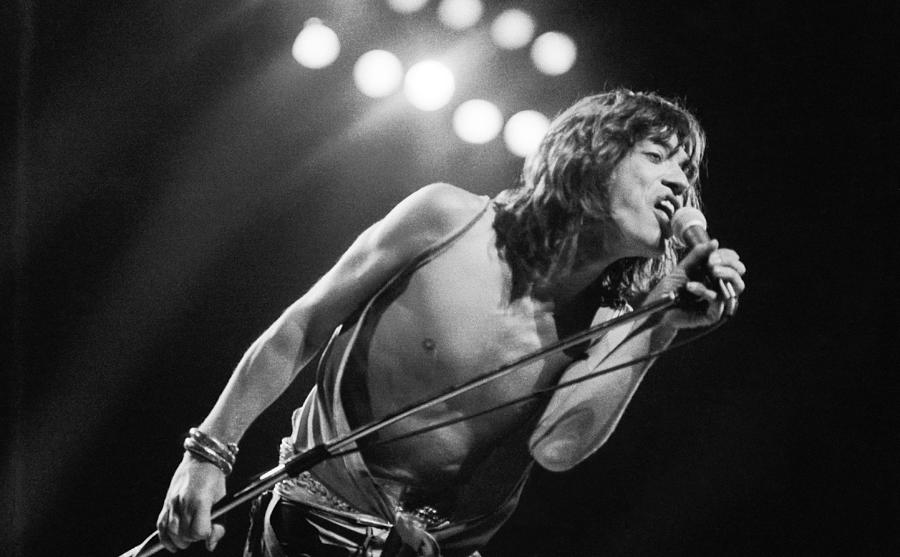 Jagger At Knebworth Photograph by Graham Wood Jagger At Knebworth Photograph by Graham Wood