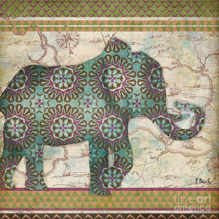 Animal Painting - Jaipur Elephant I by Paul Brent