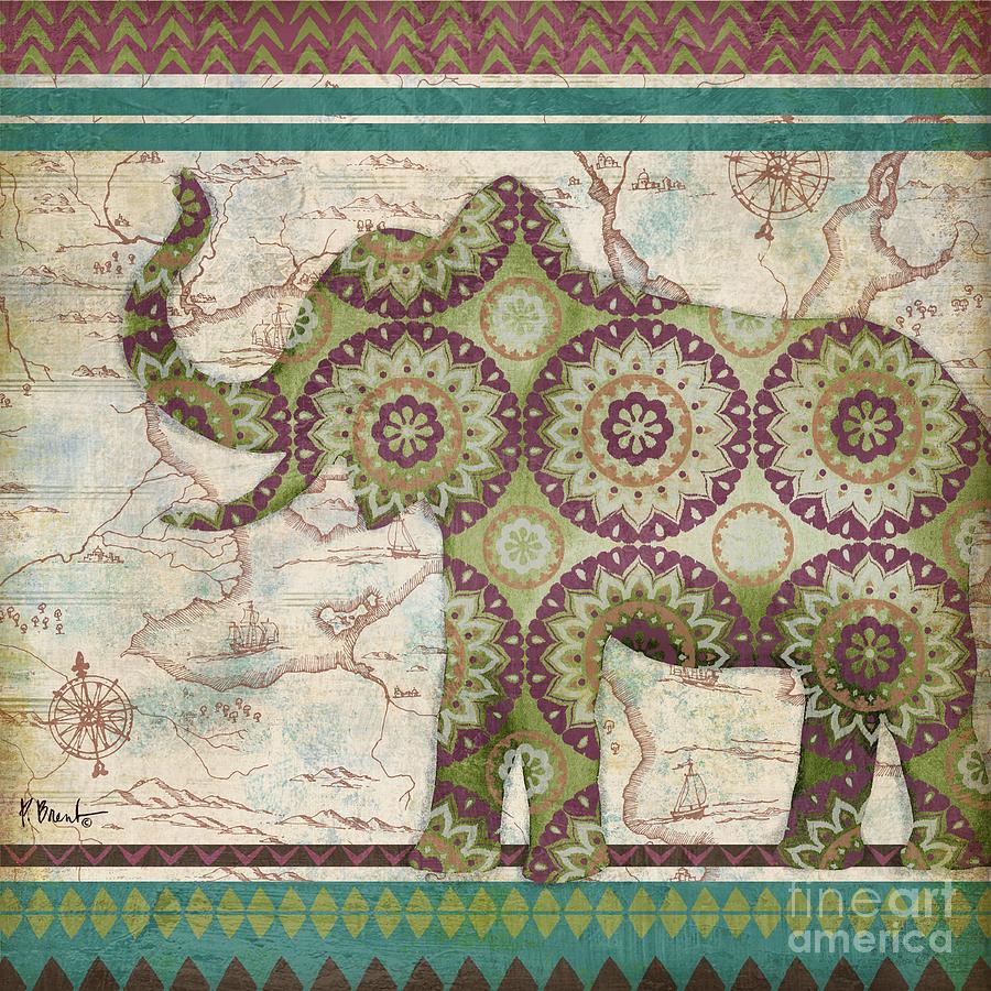 Animal Painting - Jaipur Elephant II by Paul Brent