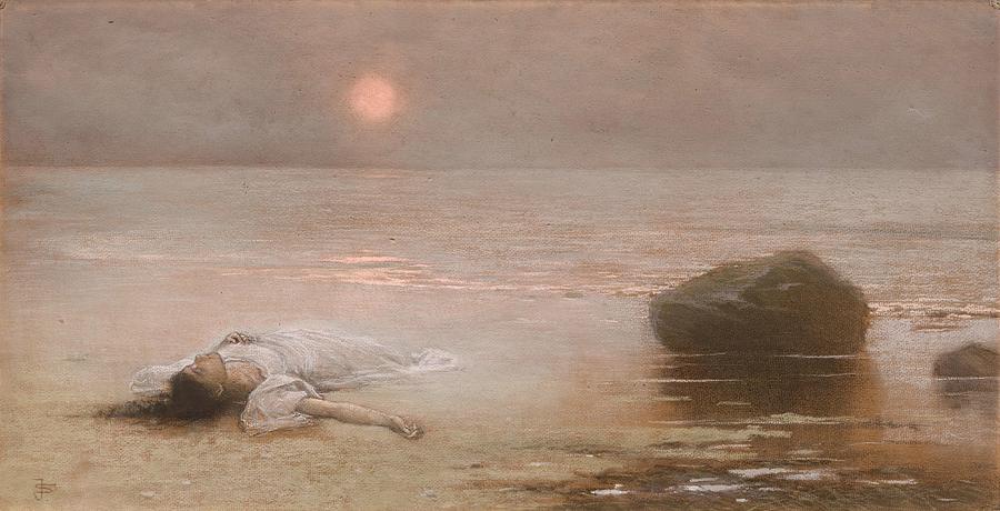 Jakub Schikaneder   Drowned  1893  Painting by Celestial Images