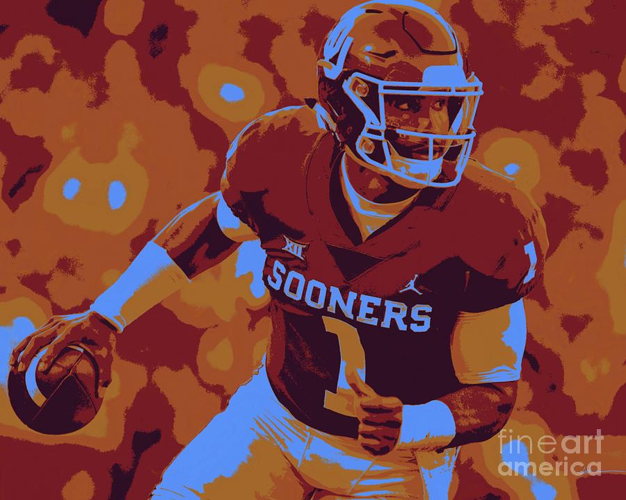 Jalen Hurts Painting by Jack Bunds