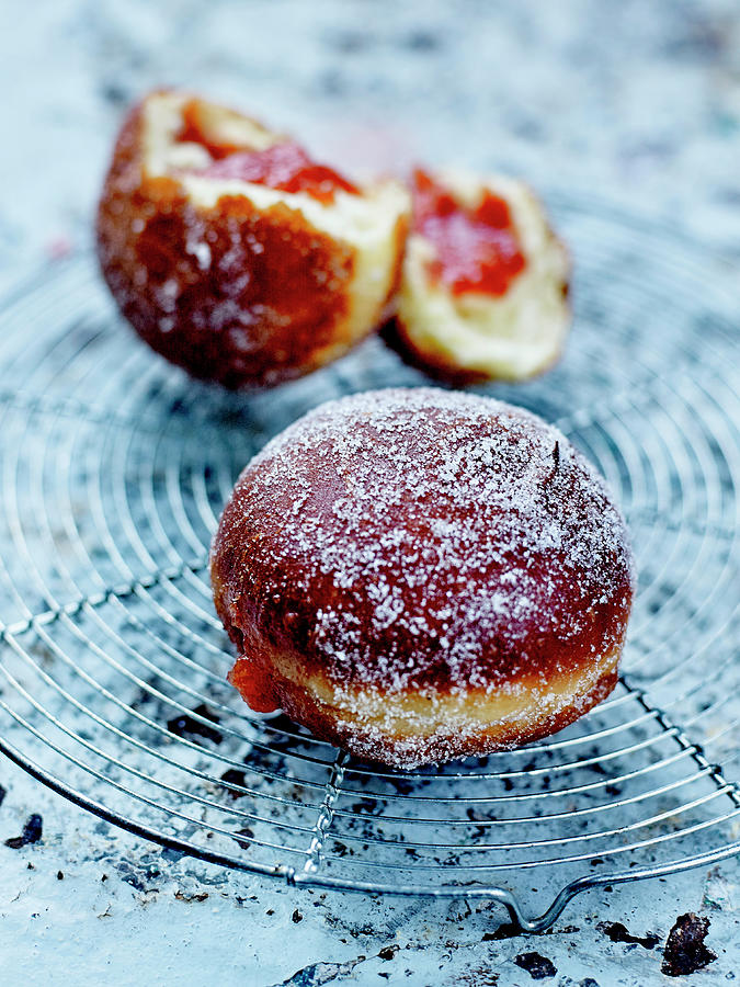 Jam Donuts From Berlin Photograph by Amiel