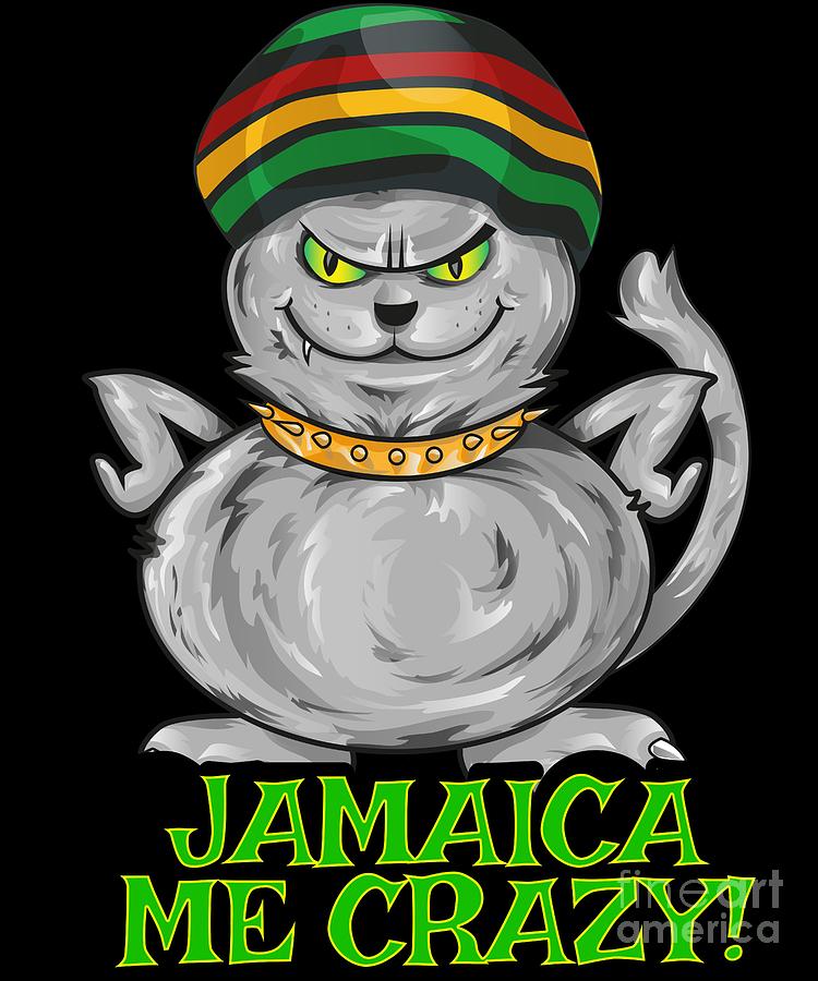Jamaicanmecrazy Jamaican Patois Slang Tourists Reggae Lovers Rasta Roots Culture Digital Art by Martin Hicks