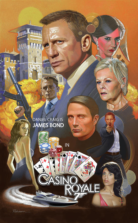 bond movie artwork casino royale