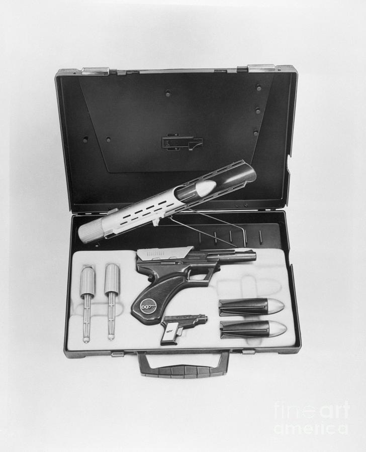 James Bond Toy Weapons In Briefcase Photograph by Bettmann