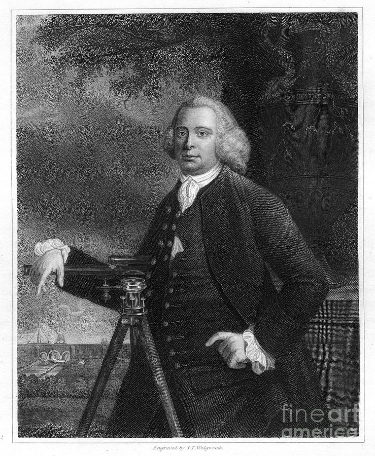 James Brindley, 18th Century English Drawing by Print Collector