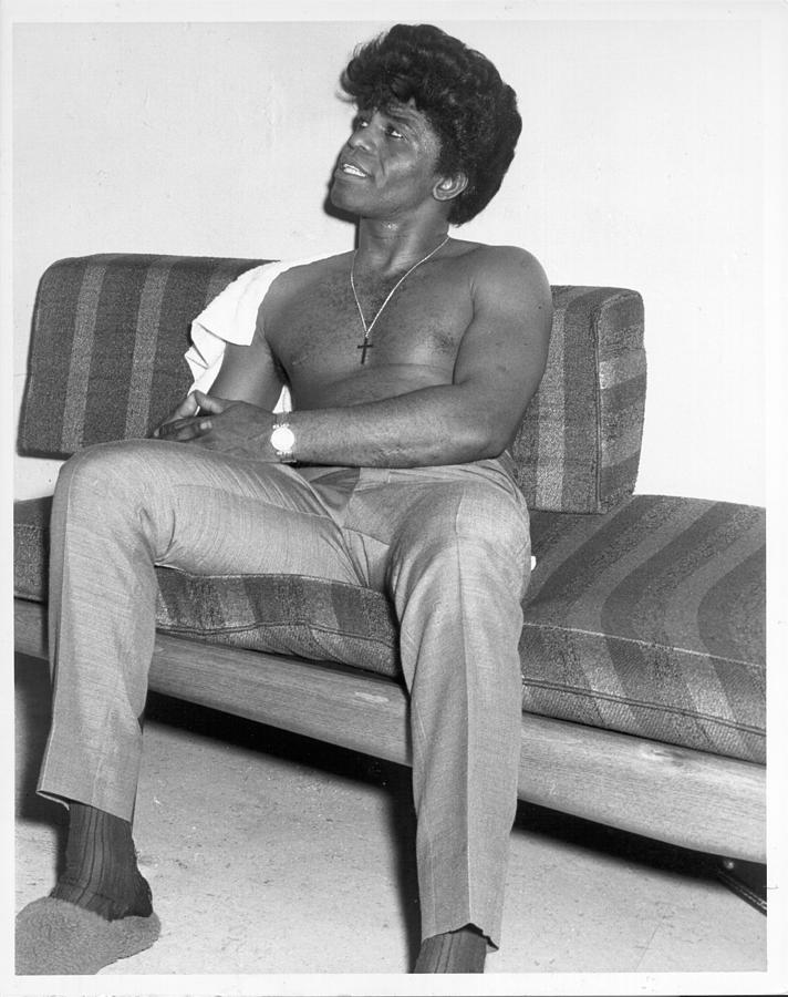 James Brown Photograph - James Brown Backstage by Michael Ochs Archives