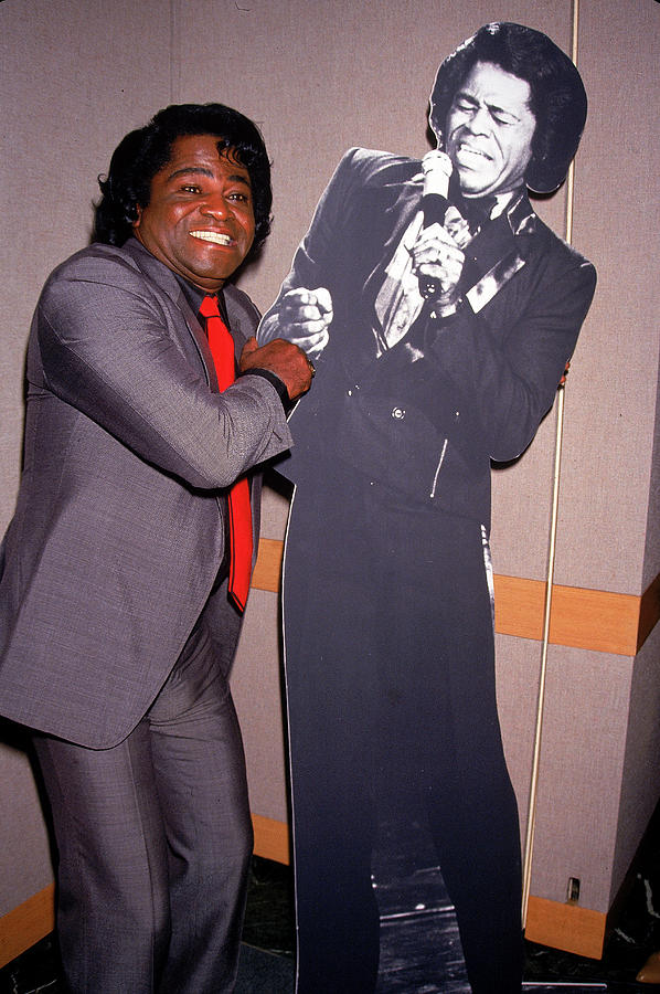 James Brown Poses cutout Photograph by Dmi