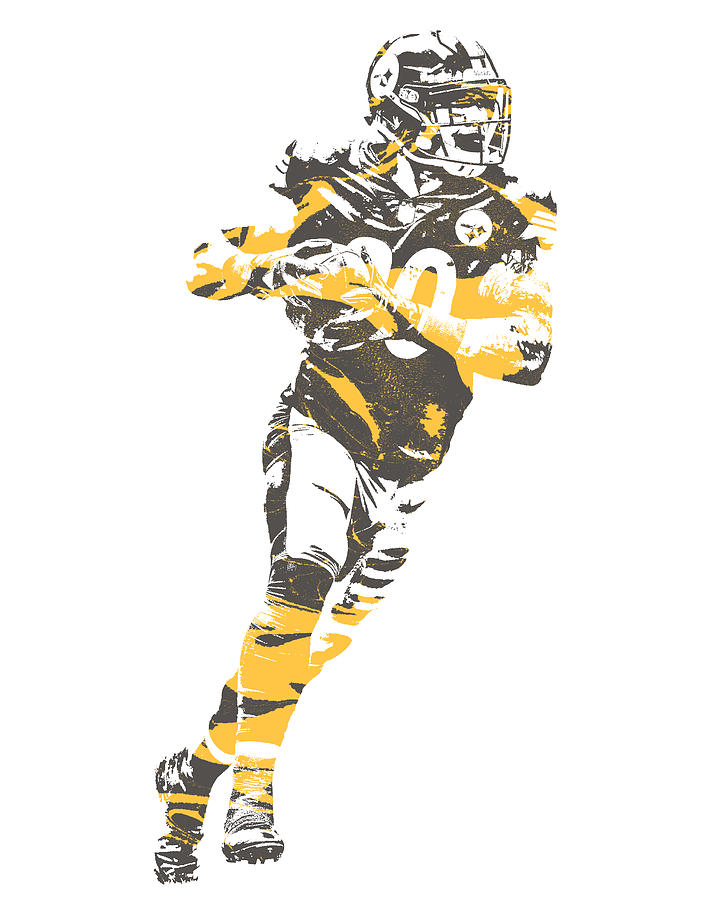 Pittsburgh Steelers Touchdown Santa Claus Christmas Cards 2 by Joe Hamilton