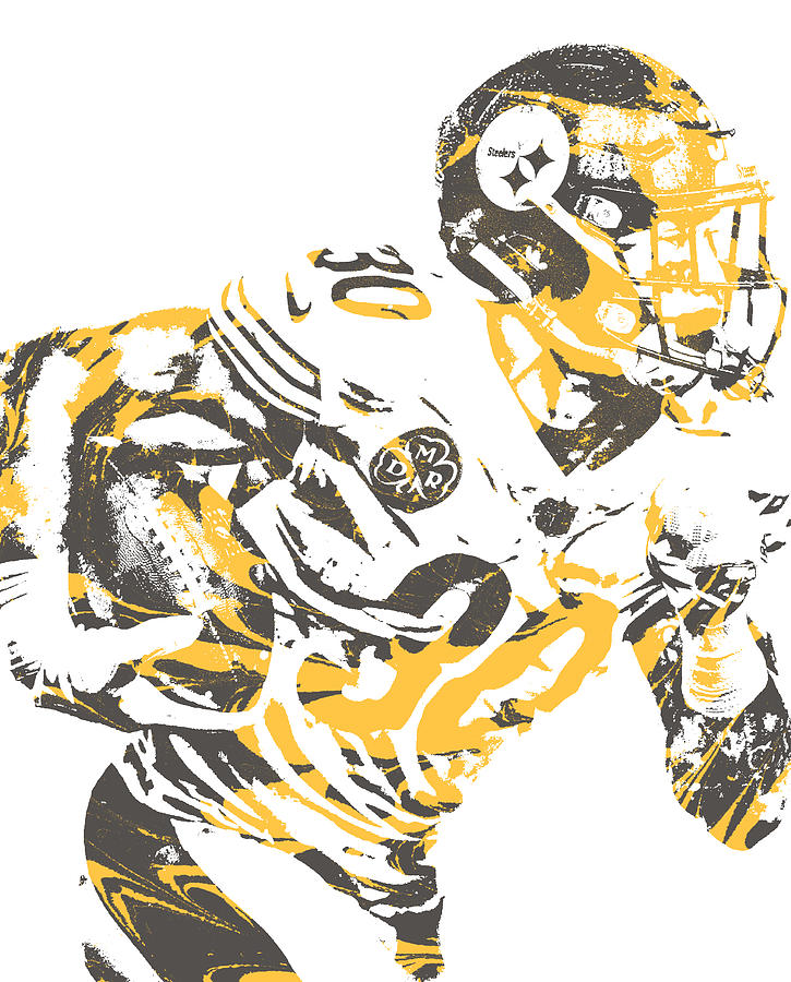 James Connor Pittsburgh Steelers Pixel Art 3 Mixed Media by Joe ...