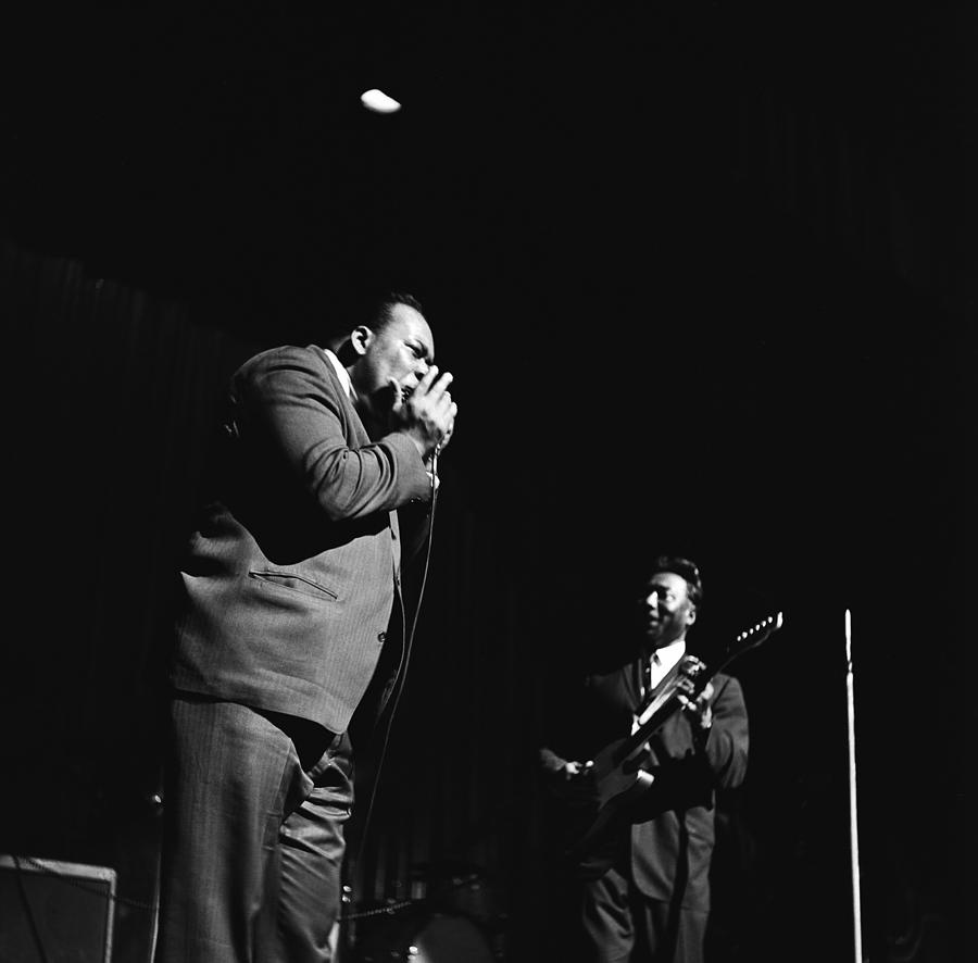 New York City Photograph - James Cotton At The Apollo by Michael Ochs Archives