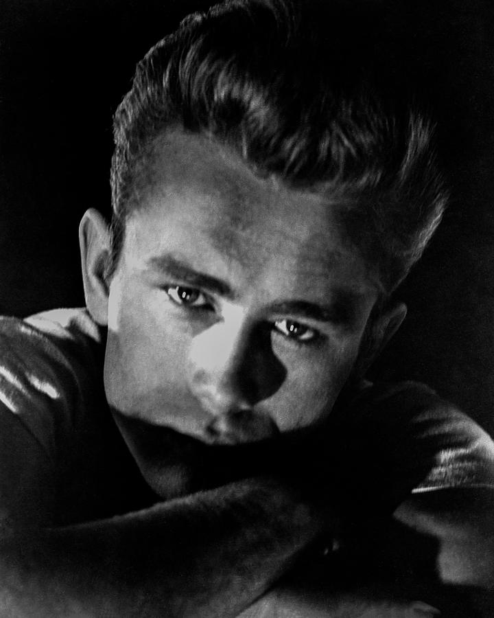 James Dean Photograph - James Dean  Dramatically Lit Portrait In Rebel Without A Cause by Globe Photos