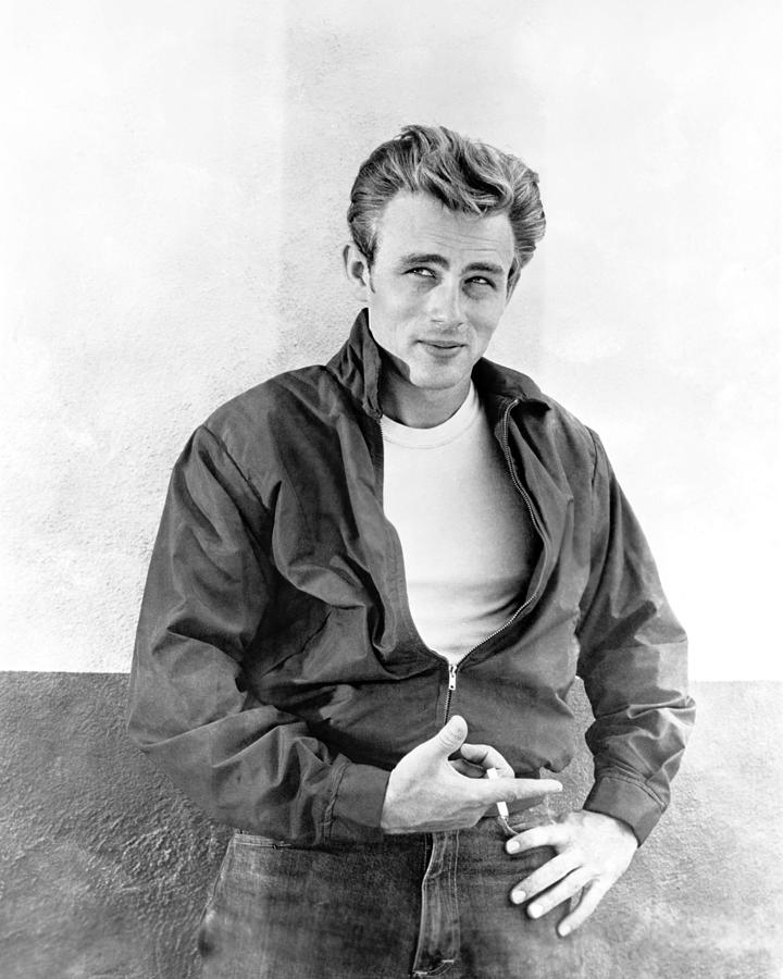 James Dean Standing With Hand On Hip Photograph by Globe Photos - Fine ...