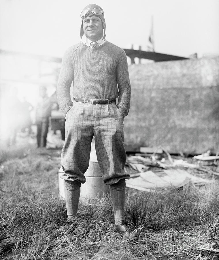 James H. Doolittle Posing In Pilot Photograph by Bettmann