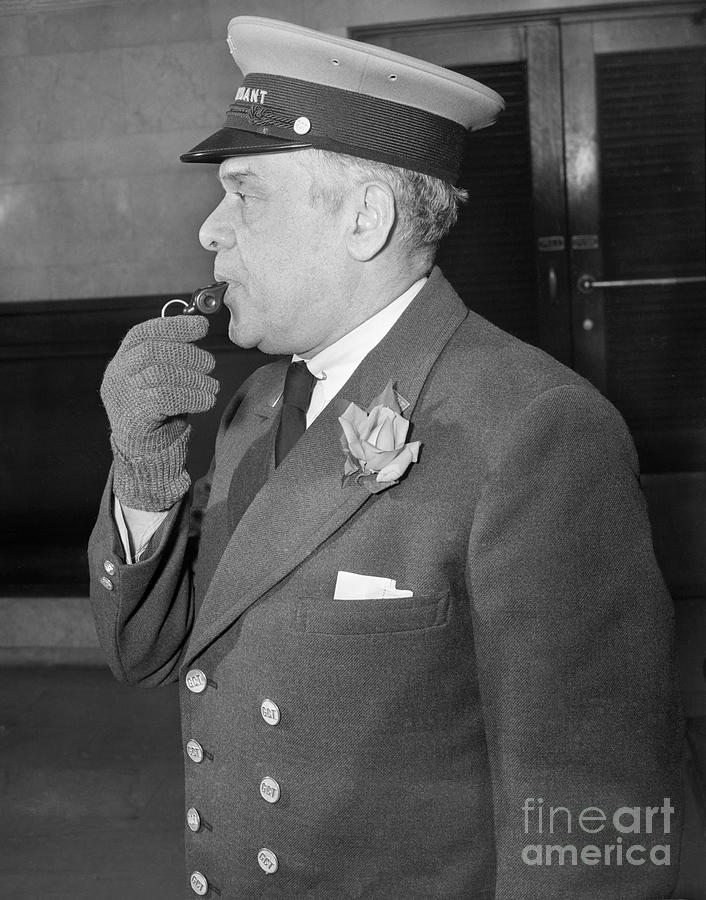 James H. Williams, Chief Attendant Photograph by Bettmann