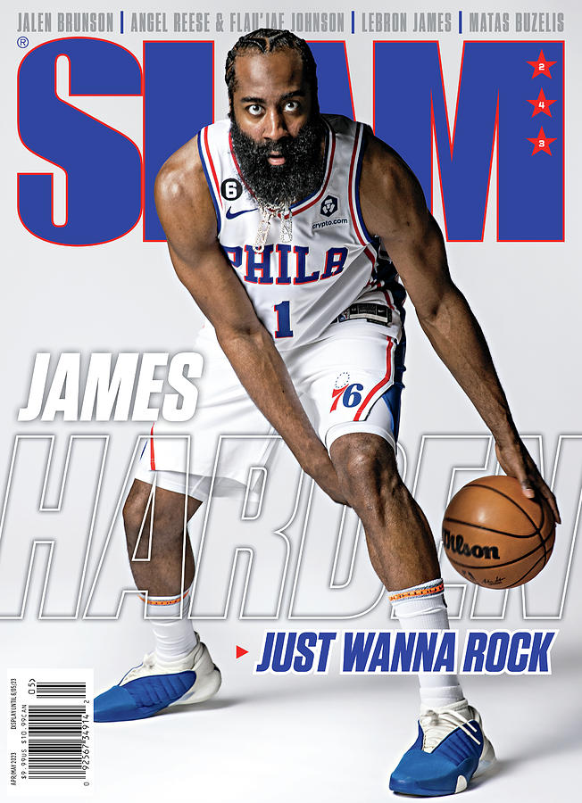 James Harden Photograph - James Harden: Just Wanna Rock SLAM Cover by Alex Subers