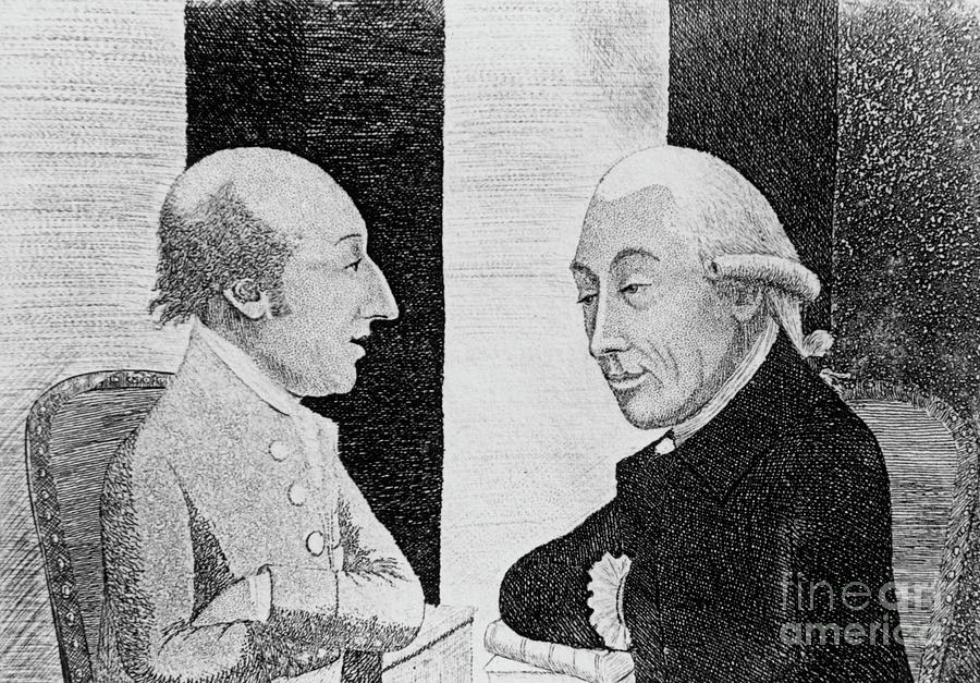 James Hutton And James Black Photograph by Science Photo Library