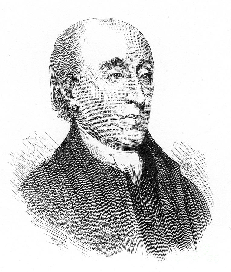 James Hutton, Scottish Geologist, 18th Drawing by Print Collector