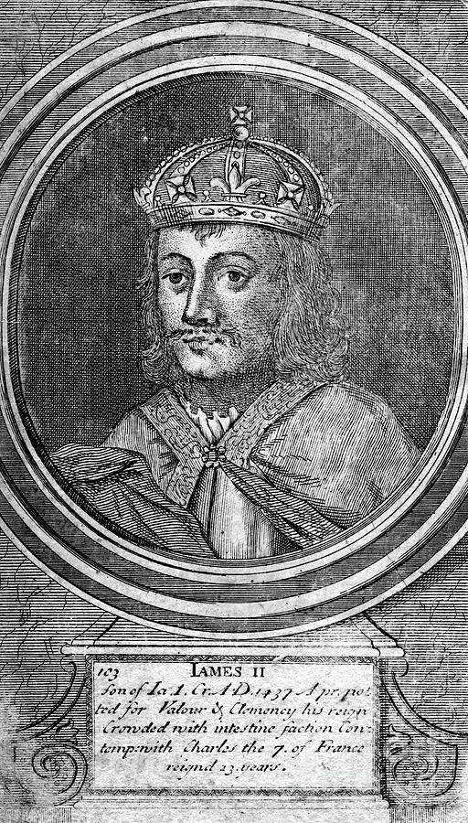James II Of Scotland Drawing by Print Collector