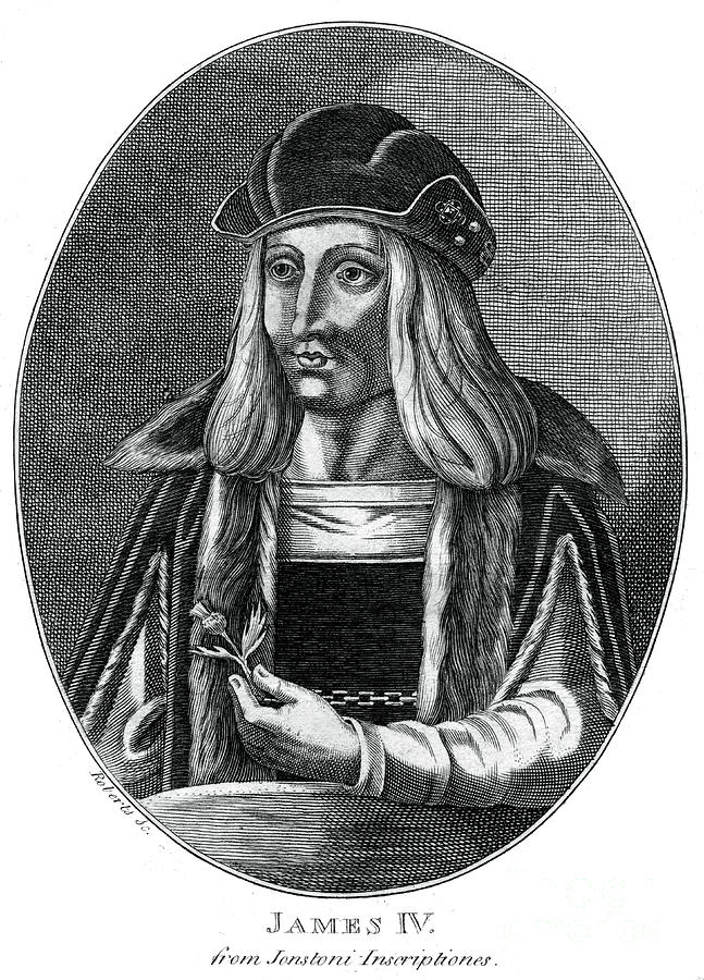 James Iv Of Scotland.artist Roberts Drawing by Print Collector