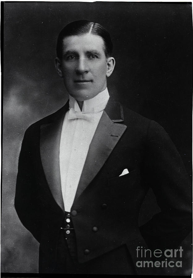 James J. Corbett Waist-up In Tuxedo Photograph by Bettmann