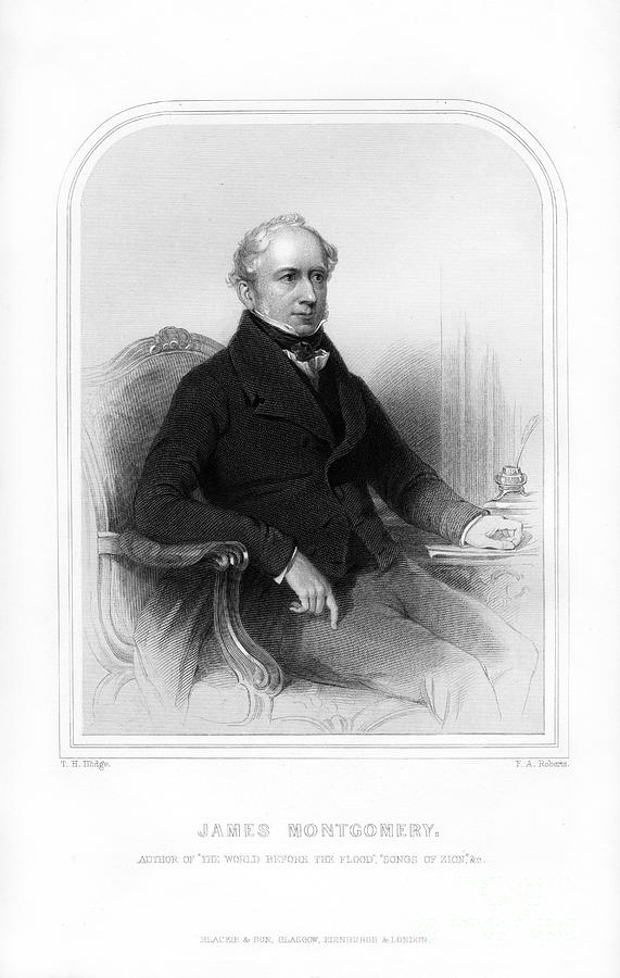 James Montgomery, Scottish Editor Drawing by Print Collector