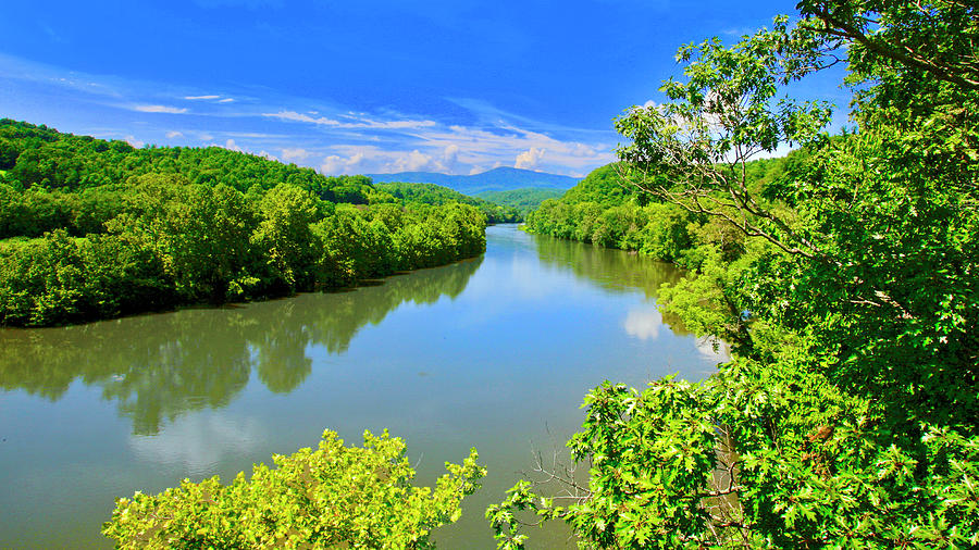 James River, from the James River Bridge, Va by The American Shutterbug Society James River, from the James River Bridge, Va by The American Shutterbug Society