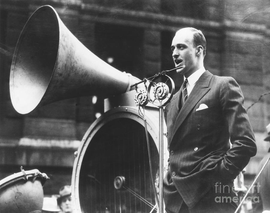 James Roosevelt Speaking At Microphone Photograph by Bettmann