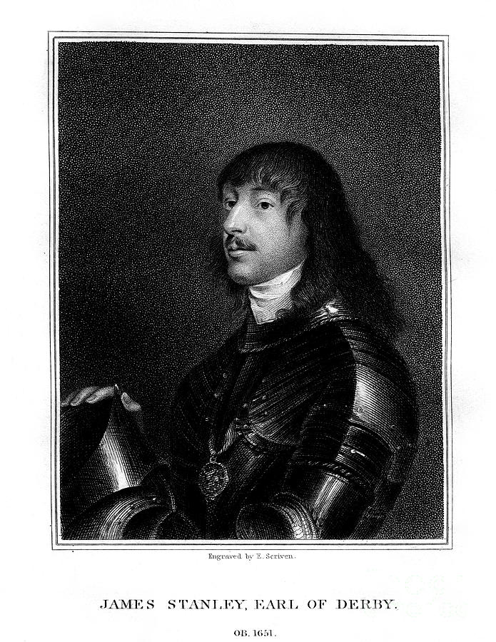 James Stanley, 7th Earl Of Derby Drawing by Print Collector Fine Art