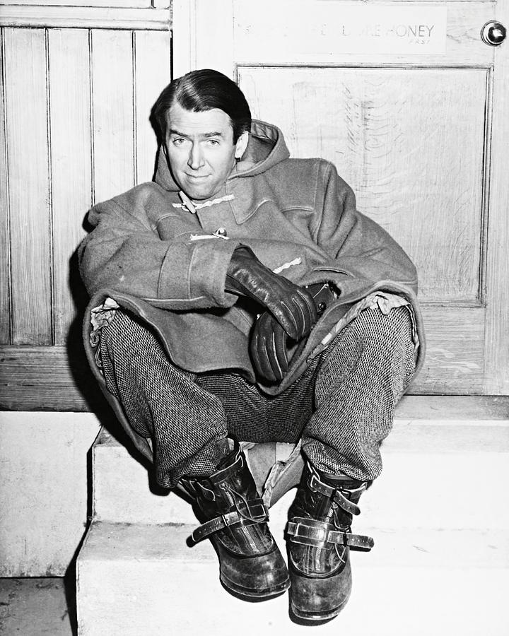 JAMES STEWART in NO HIGHWAY IN THE SKY -1951- -Original title NO HIGHWAY-. Photograph by Album