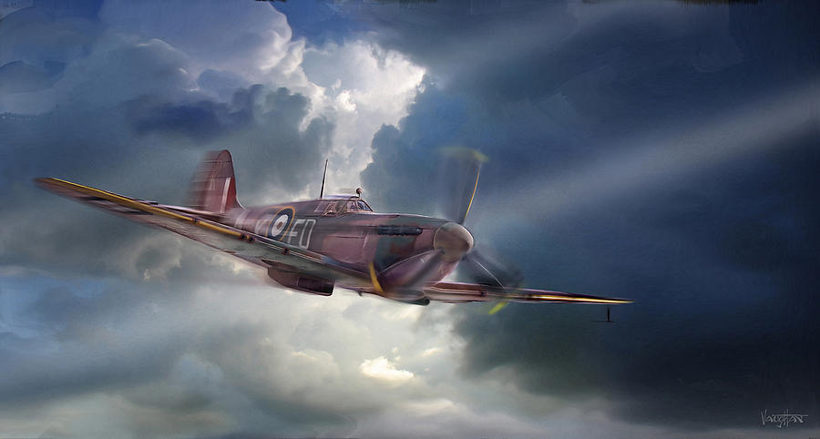 Spitfire the plane that saved the world Digital Art by James Vaughan