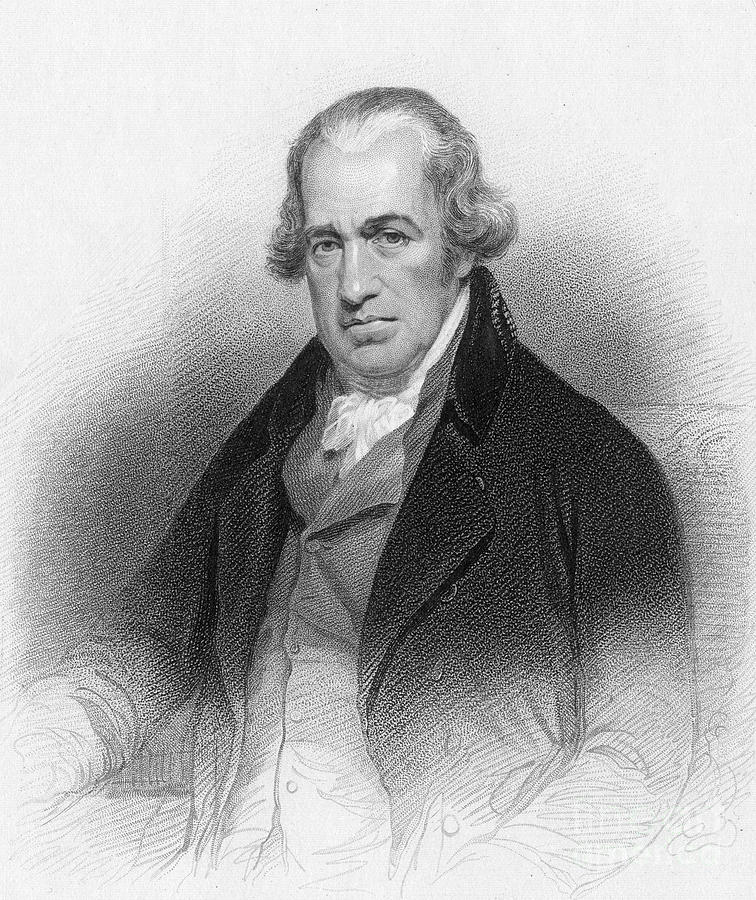 James Watt, Scottish Engineer Drawing by Print Collector