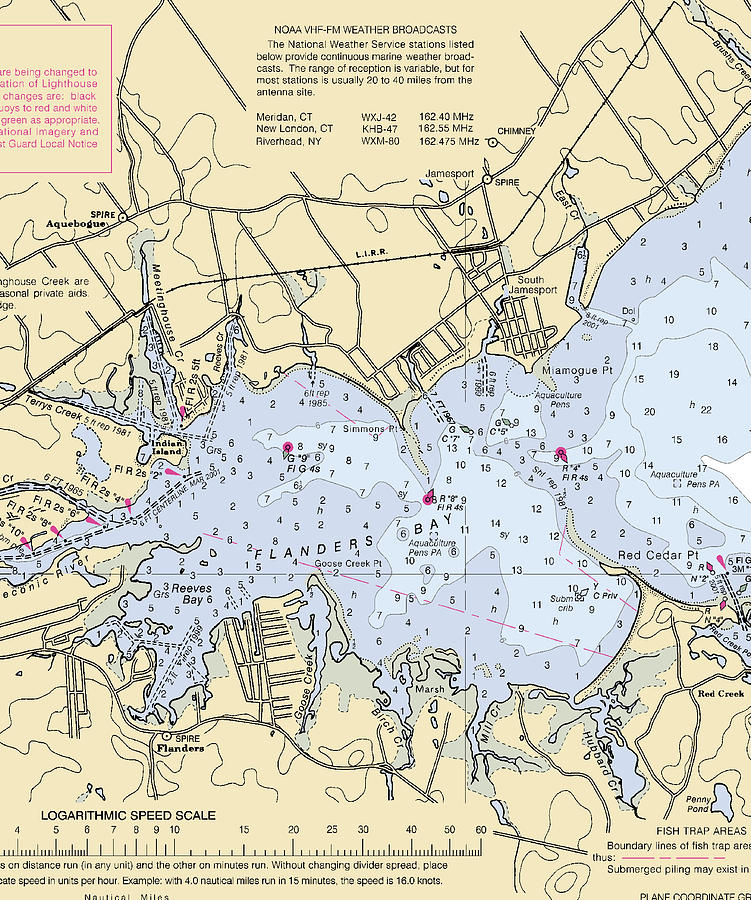 Jamesport New York Nautical Chart Sea Koast 