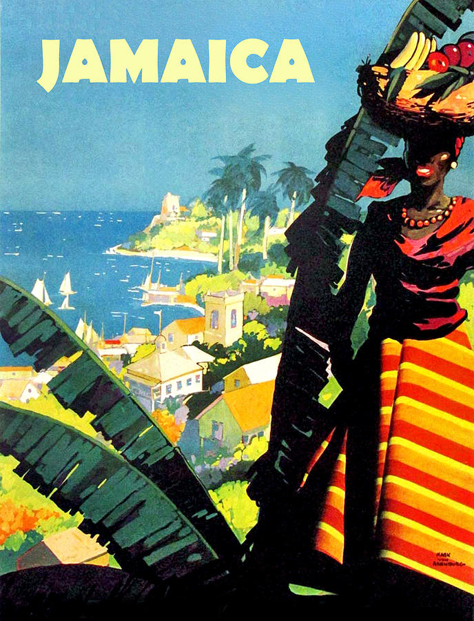 Vintage Digital Art - Jamiaica by Long Shot