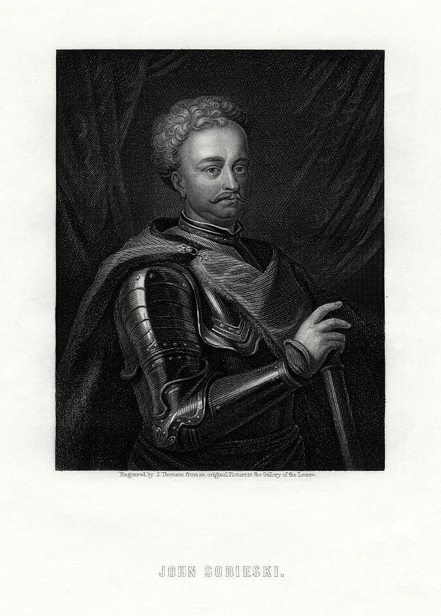 Jan IIi Sobieski, Monarch Drawing by Print Collector