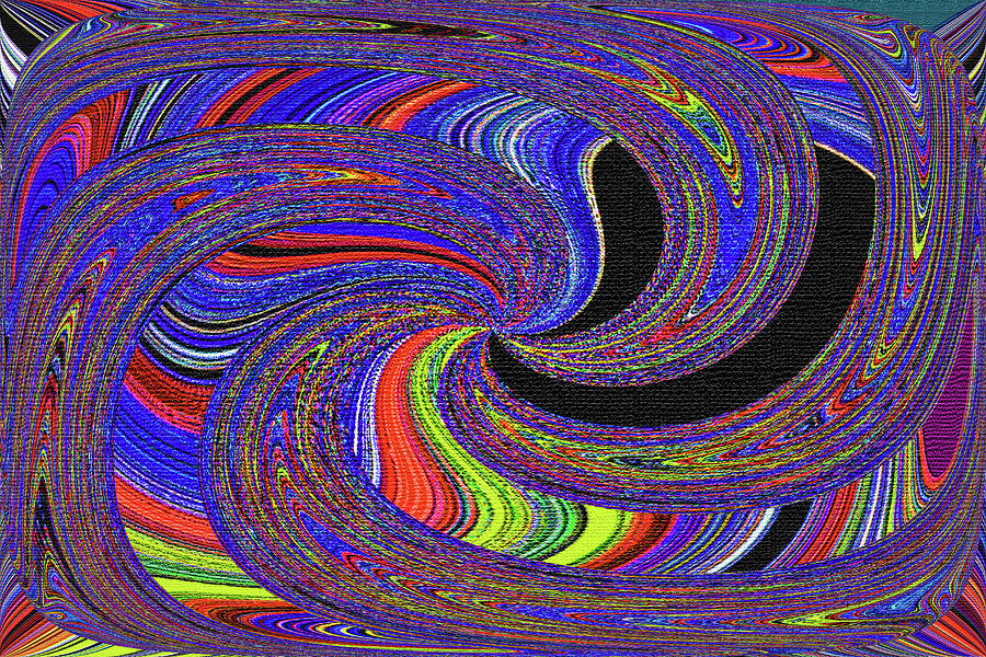 Janca Abstract Circles #6444ep8 Digital Art by Tom Janca