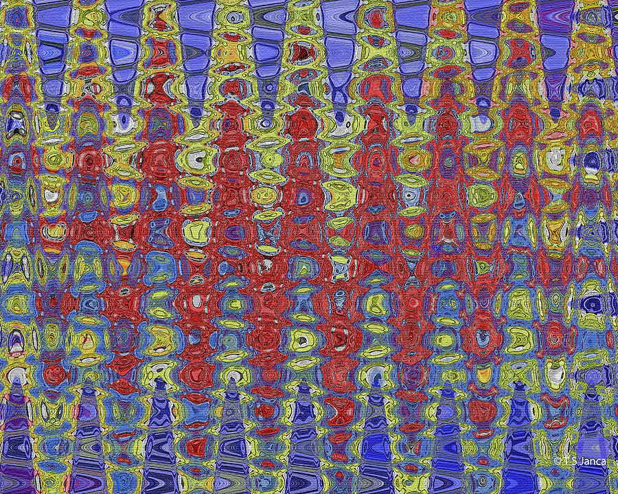 Janca Abstract Panel 7584wc2 Digital Art by Tom Janca