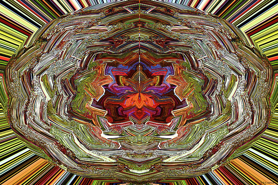 Janca Abstract Panel #8980ea1 Digital Art by Tom Janca