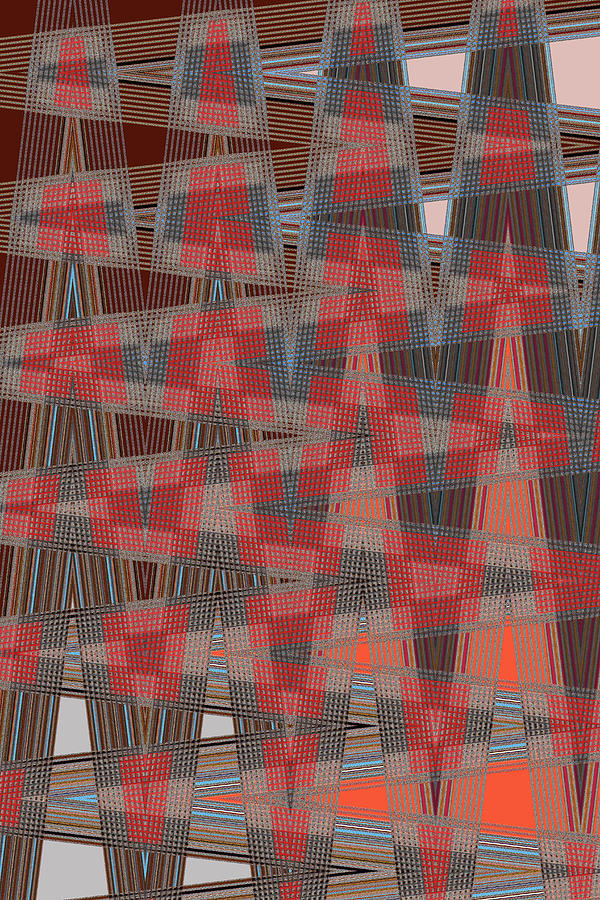 Janca Building Abstract Panel 7747wpc4 Digital Art by Tom Janca