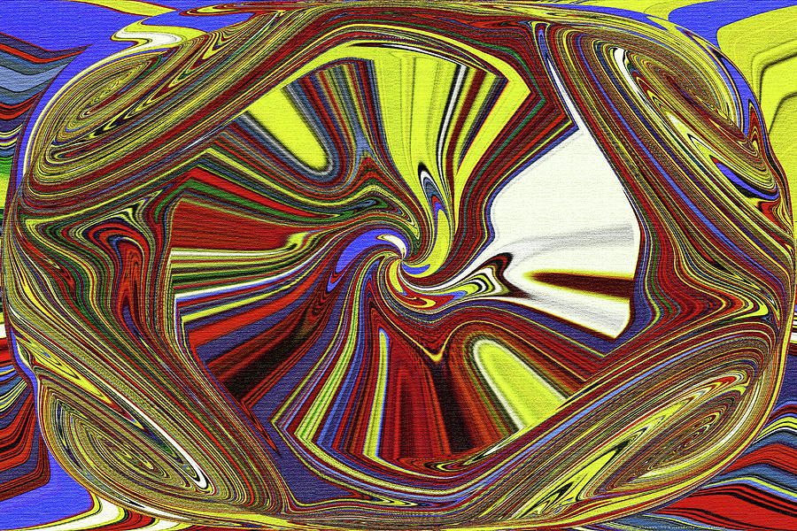 Janca Color Ring Abstract Digital Art by Tom Janca