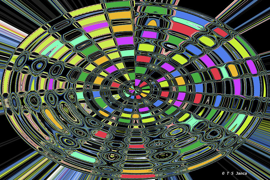 Janca Color Wheel Abstract Digital Art by Tom Janca