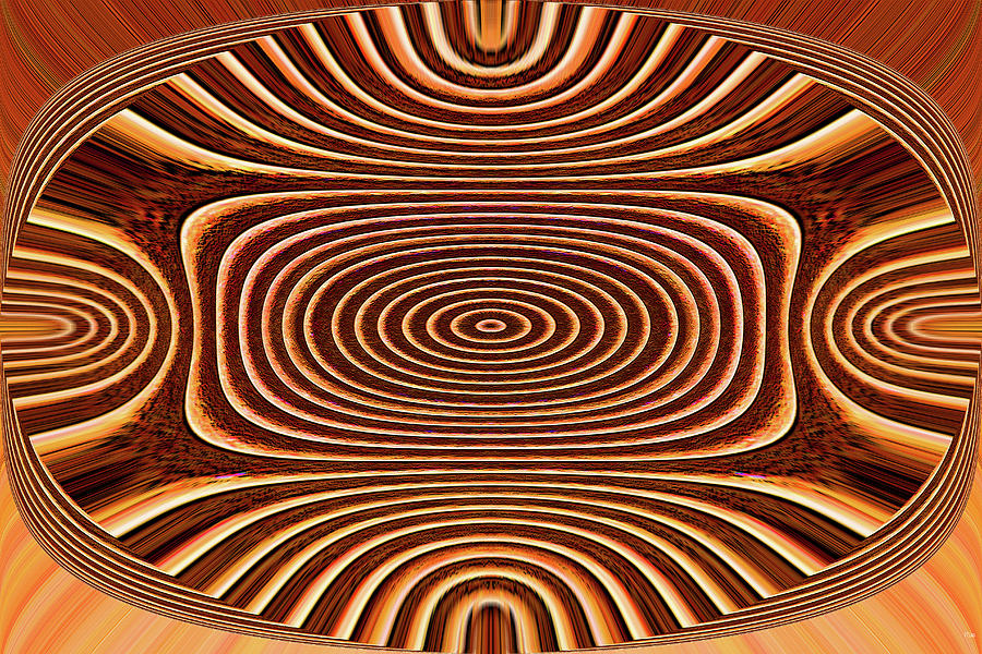 Janca Rings Abstract #0068e2 Digital Art by Tom Janca