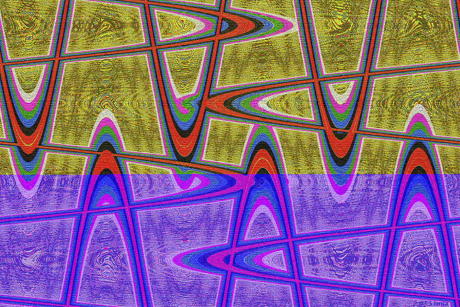 Janca Ten Wave Abstract Digital Art by Tom Janca