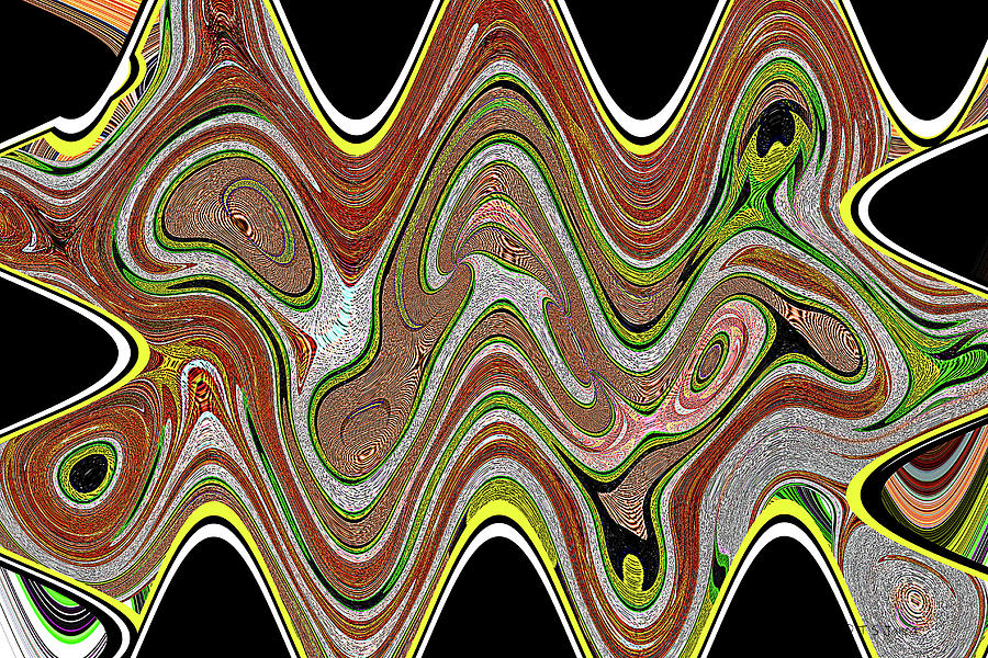 Janca Wave Abstract Digital Art by Tom Janca