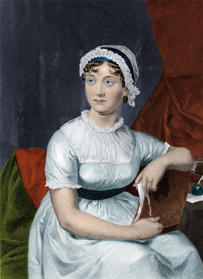 Jane Austen, English Author Photograph by Science Source