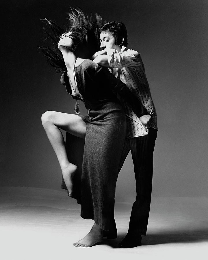Jane Birkin And Serge Gainsbourg Photograph by Bert Stern